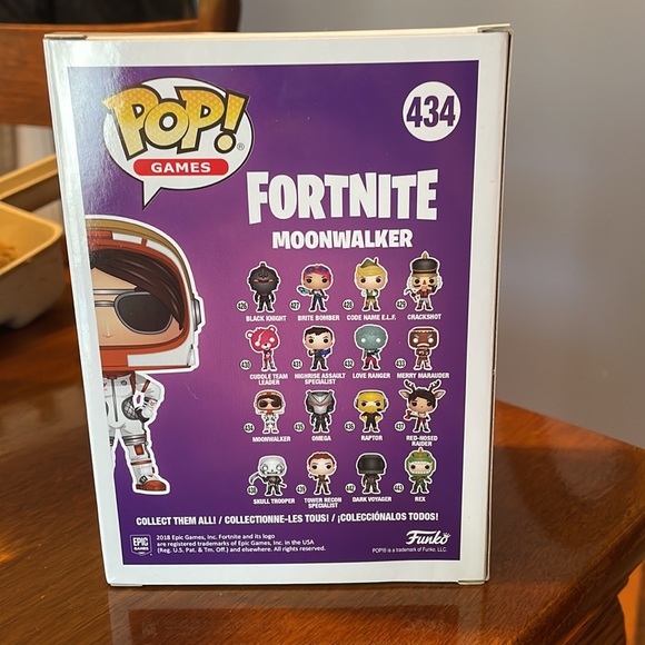 Funko Pop Games Fortnite Moonwalker 434 - Picture 3 of 7